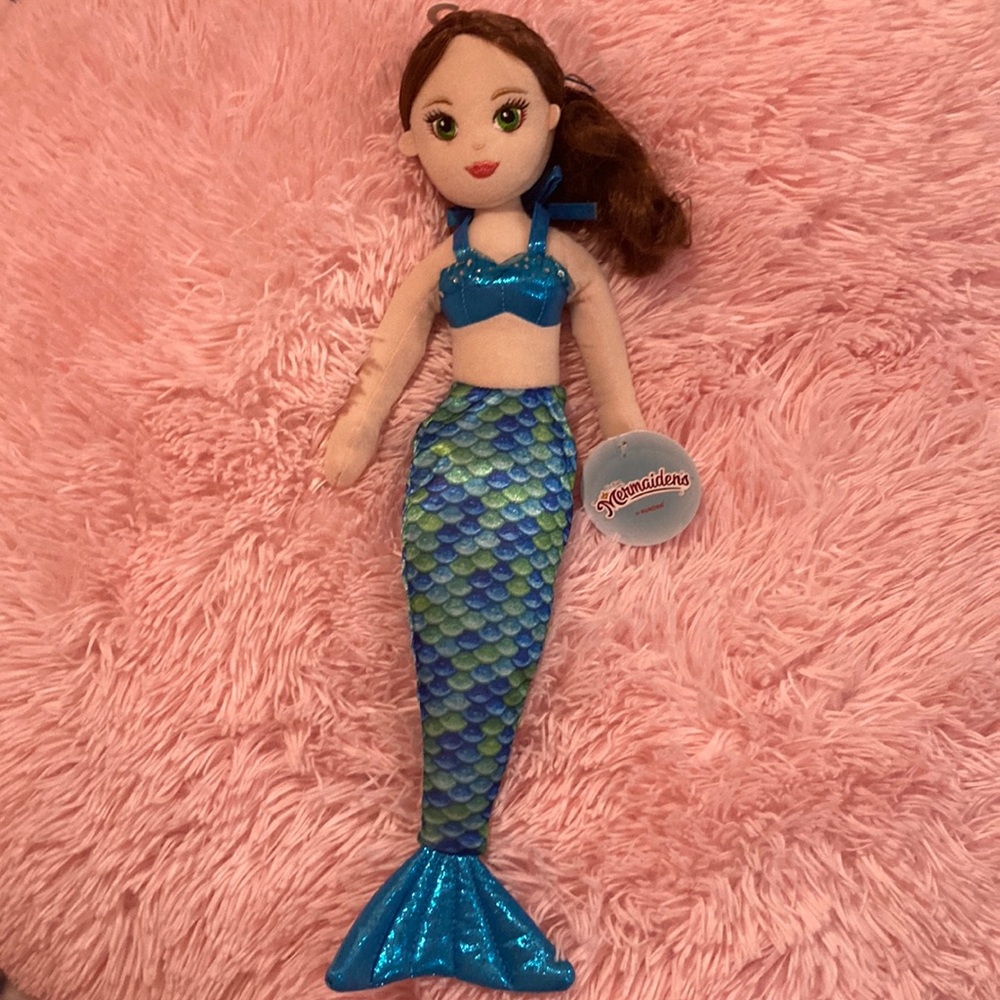 Mermaid plush doll
